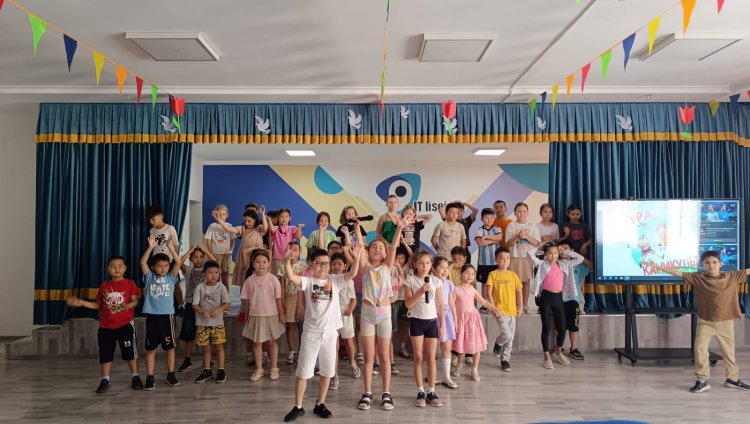 "ҚУАНЫШ" мектепалды ойын- сауықтыру лагерінің І ауысымының жабылуы