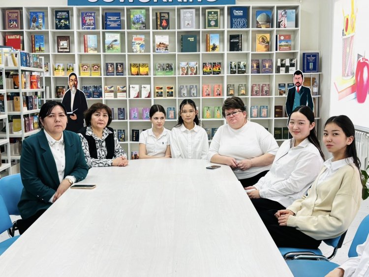 ЖАМБЫЛ ЖАБАЕВТЫҢ ТУҒАНЫНА 180 ЖЫЛ ТОЛУЫНА ОРАЙ ТАНЫМДЫҚ ДӨҢГЕЛЕК ҮСТЕЛ